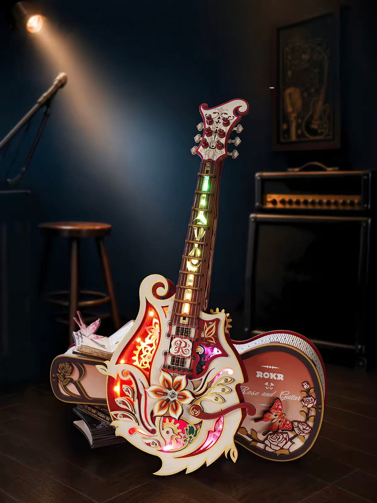 Electric Guitar 3D Wooden Puzzle