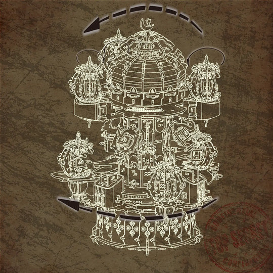 Celestial Palace Star Map Wooden Puzzle