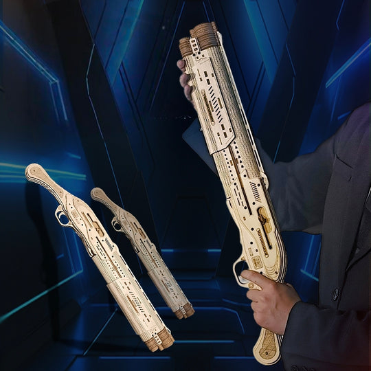 Star Grenade Gun 3D Wooden Puzzle