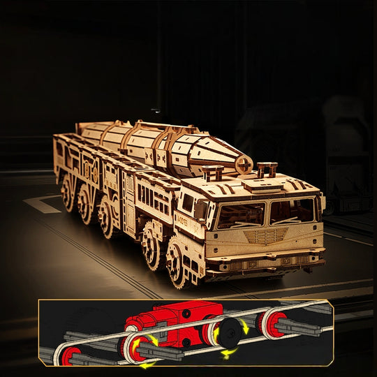 Missile Vehicle 3D Wooden Puzzle