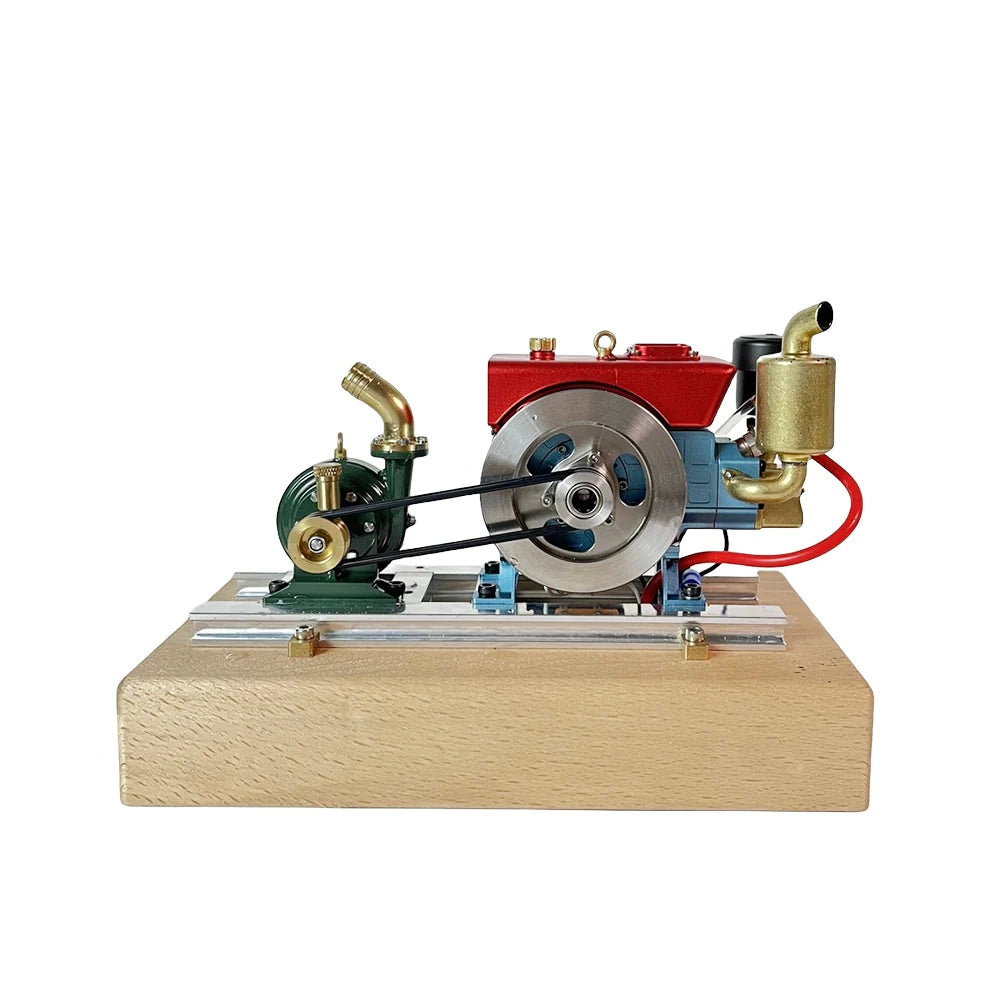 1/8 2.2cc Mini Evaporative Water-cooled Single-cylinder Four-stroke Gasoline Internal Combustion Engine Model