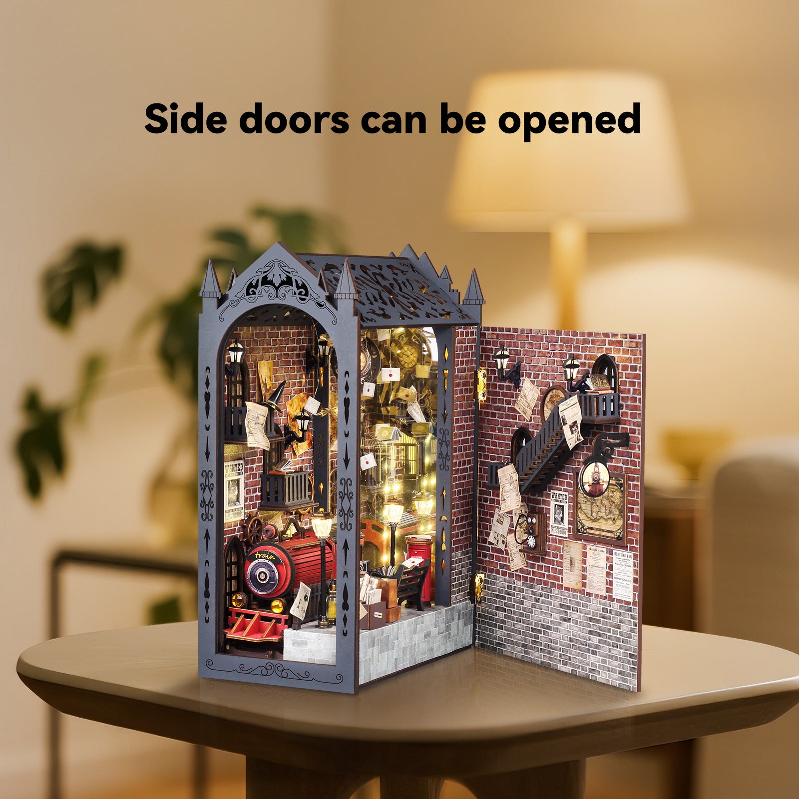 Train Platform DIY Book Nook