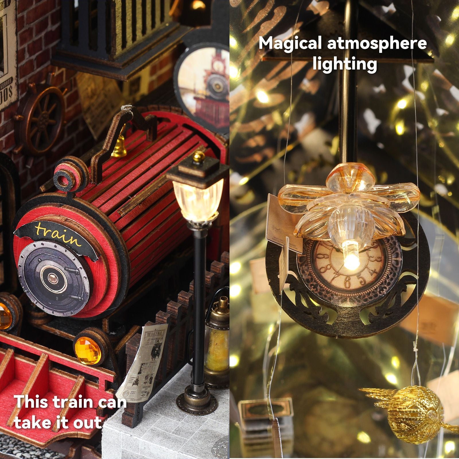 Train Platform DIY Book Nook