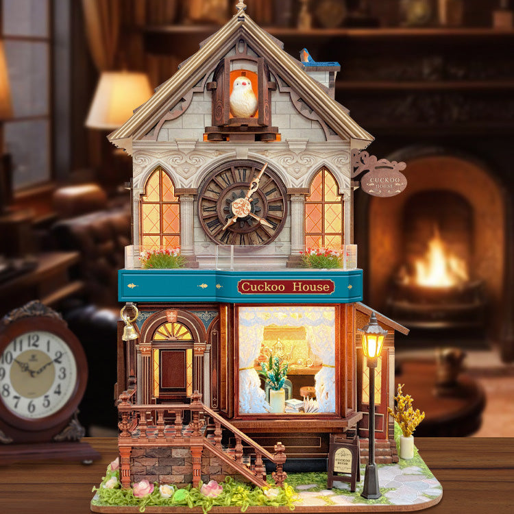 Cuckoo House 3D Wooden Puzzle