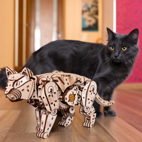 Wild Cat 3D Wooden Puzzle