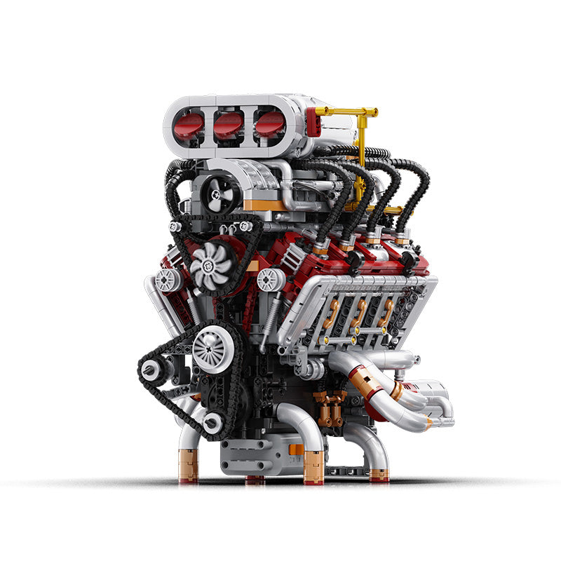 V8 Engine 3D Plastic Model