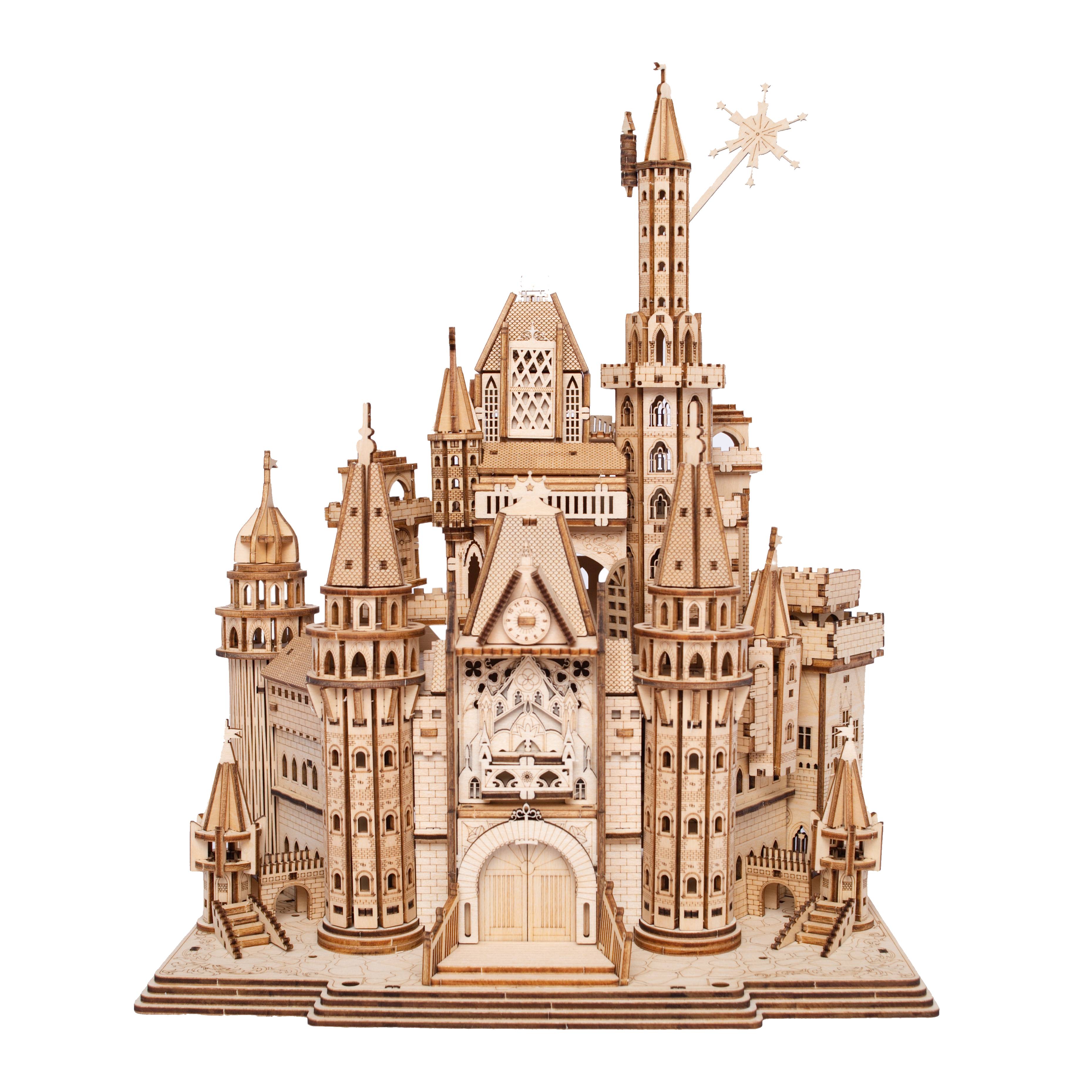 Origin Castle Music Box 3D Wooden Puzzle