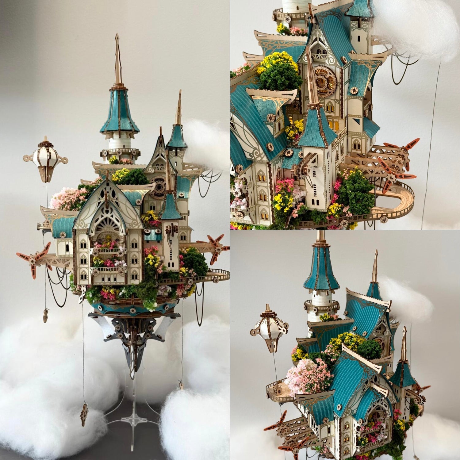 Fantasy Steam Castle 3D Wooden Puzzle