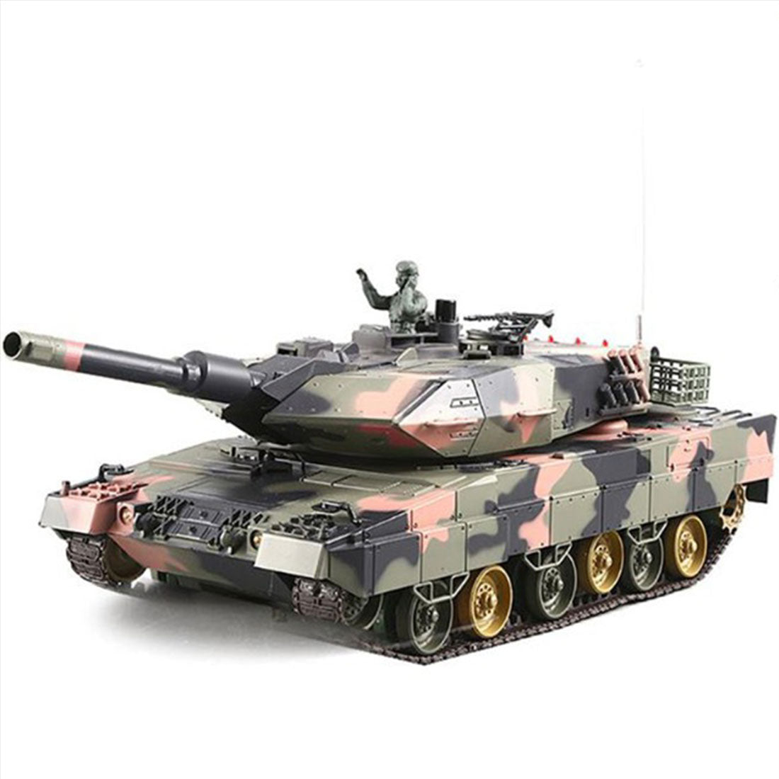 1/24 RC Tank German Leopard2 A5 Tank Model Military Vehicle Model Toys