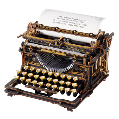 Fairy Tale Typewriter 3D Wooden Puzzle