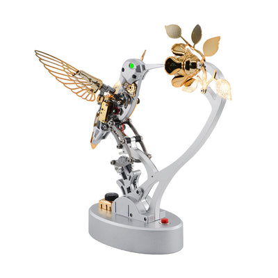 Mechanical Hummingbird Model Steampunk DIY Metal Assembly Kit