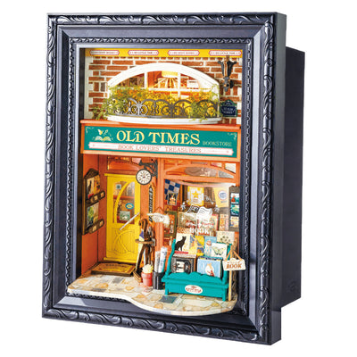 Old Times Bookstore 3D Wooden Puzzle