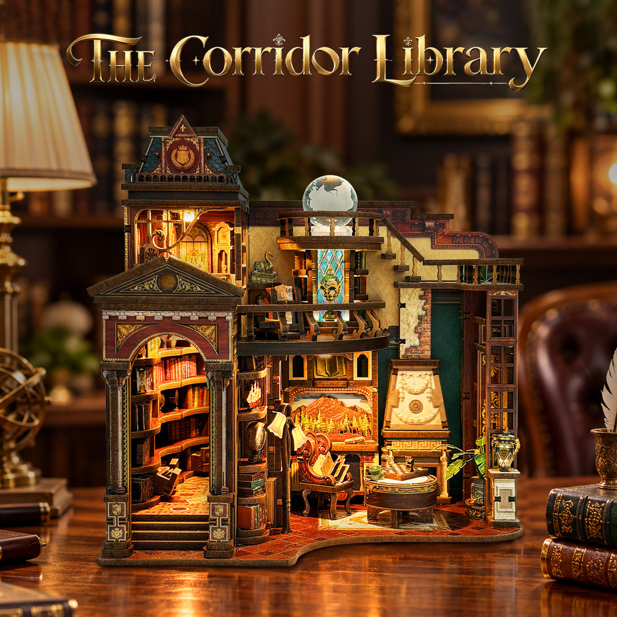 The Corridor Library DIY Miniature House