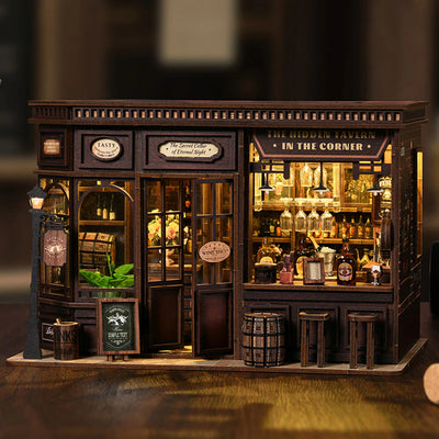 Corner Tavern DIY Miniature House Kit