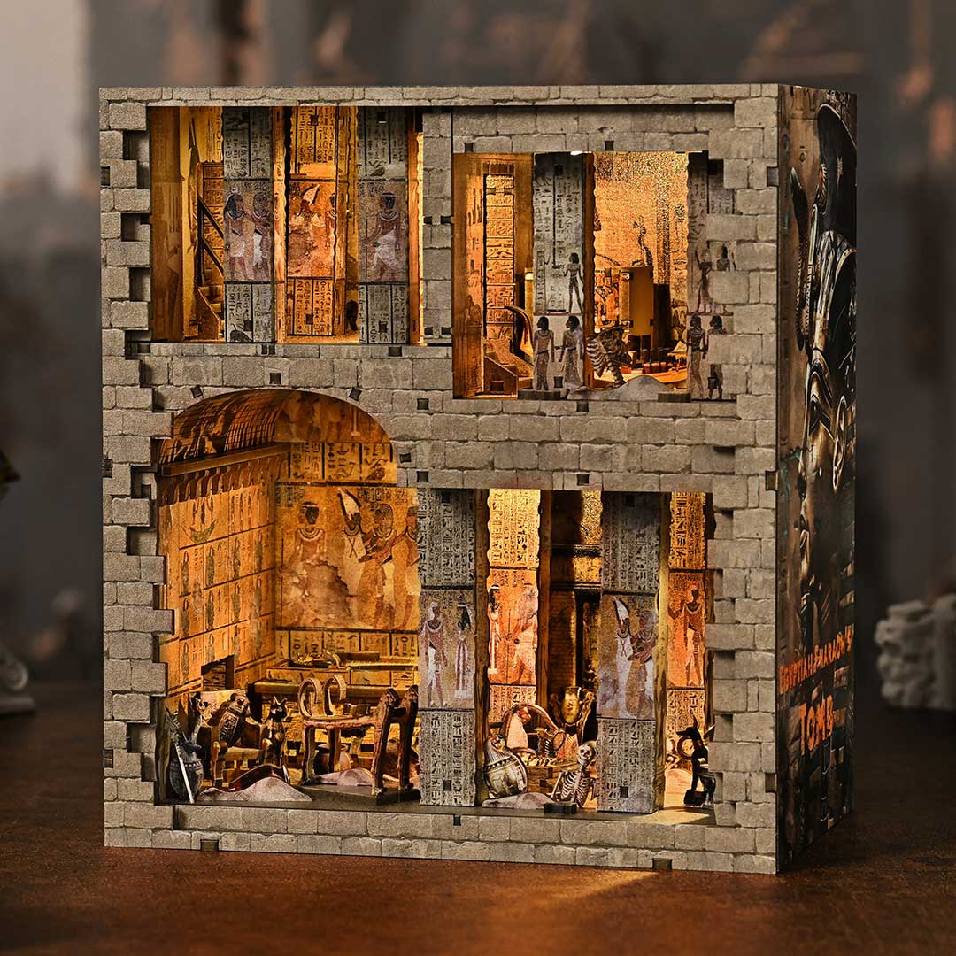 Egyptian Pharaoh's Tomb DIY Book Nook