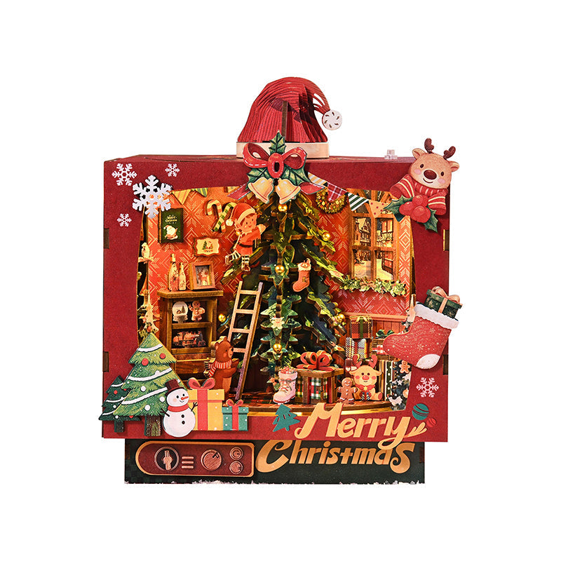 Christmas Triple Scene DIY Miniature House