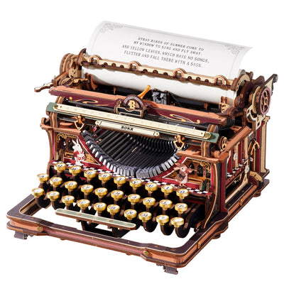 Fairy Tale Typewriter 3D Wooden Puzzle