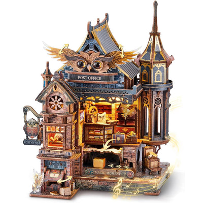 Owl Post Office 3D Wooden Kit