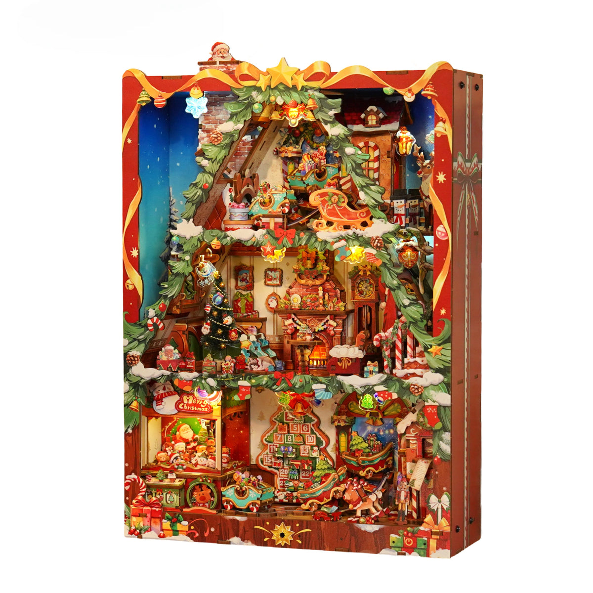 Christmas Cabin 3D Wooden Puzzle