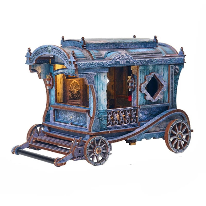 Onyx Dragon Carriage DIY Book Nook