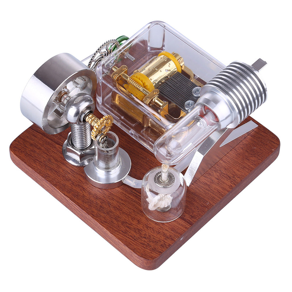 Stirling Engine Music Box