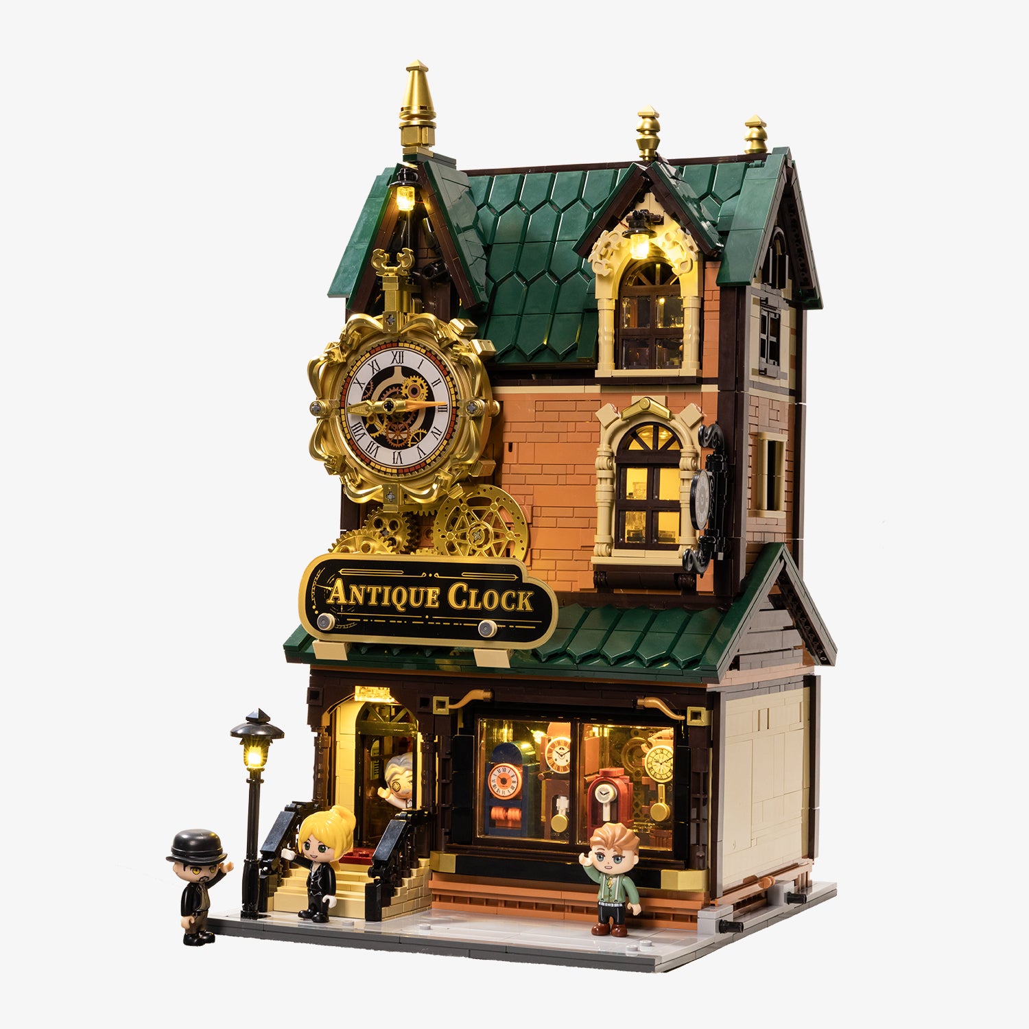 Antique Clock Shop Building Bricks