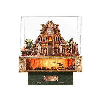 Desert Secret Journey 3D Wooden Music Box