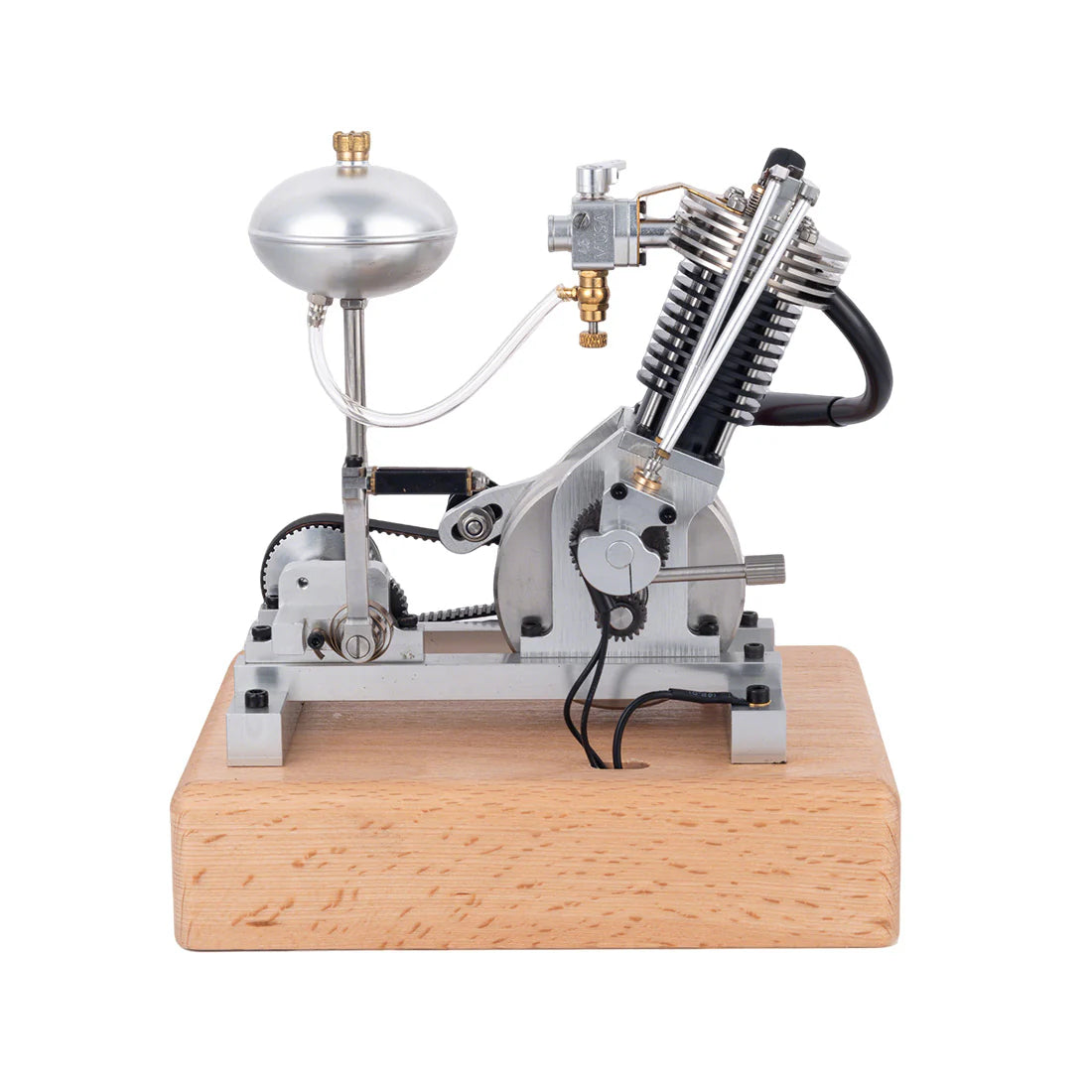 Hoglet V1 Single-Cylinder 4-Stroke Gasoline Realistic Motorcycle Internal Combustion Engine with Kick Start