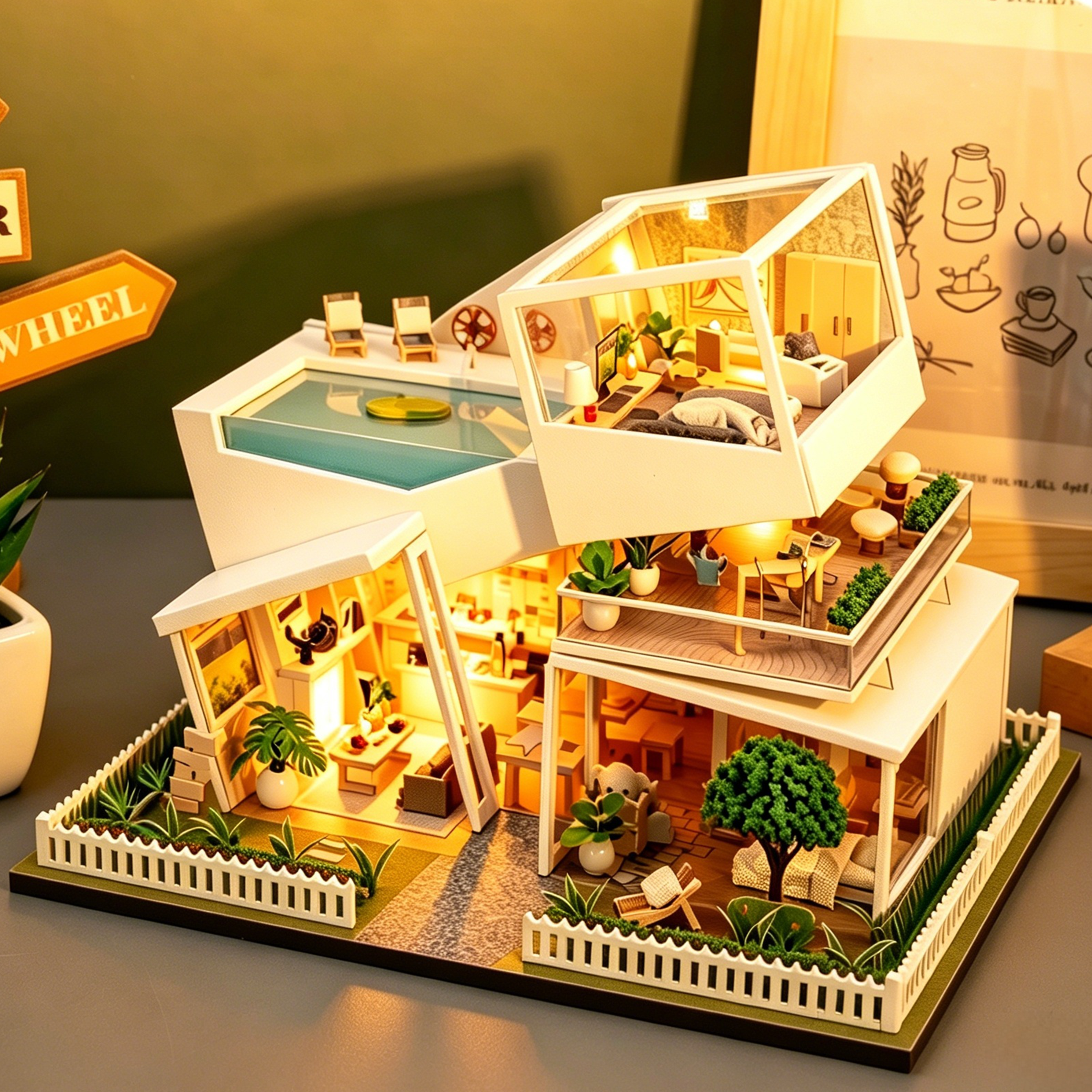 Sky Island DIY Miniature House