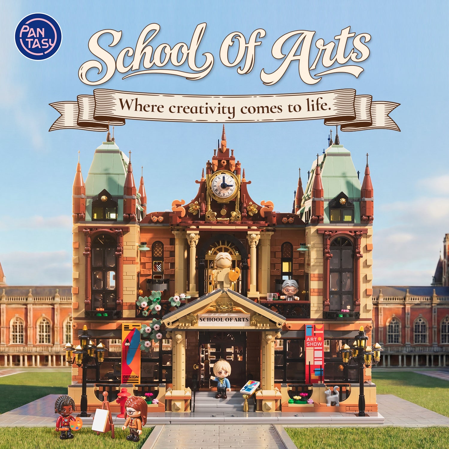 Pantasy School of Arts Building Bricks