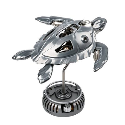 Mechanical Turtle Model Steampunk DIY Metal Assembly Kit