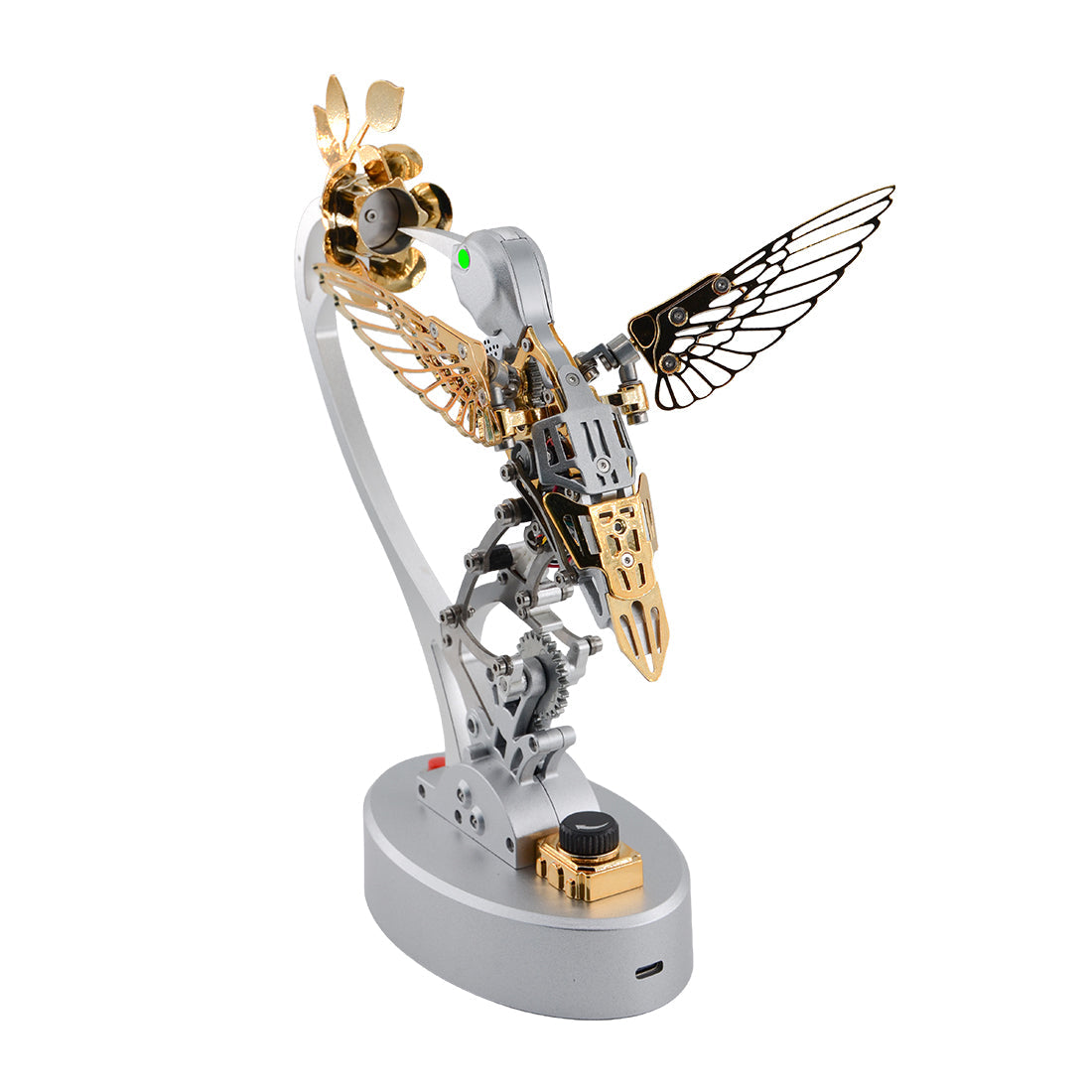 Mechanical Hummingbird Model Steampunk DIY Metal Assembly Kit
