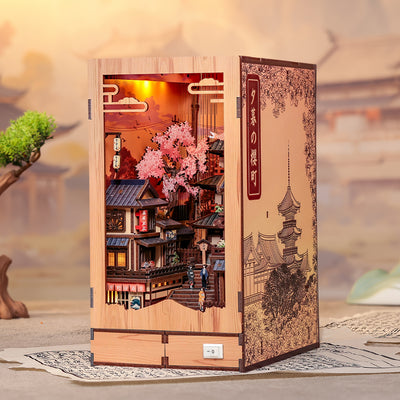Twilight Sakura Path Book Nook