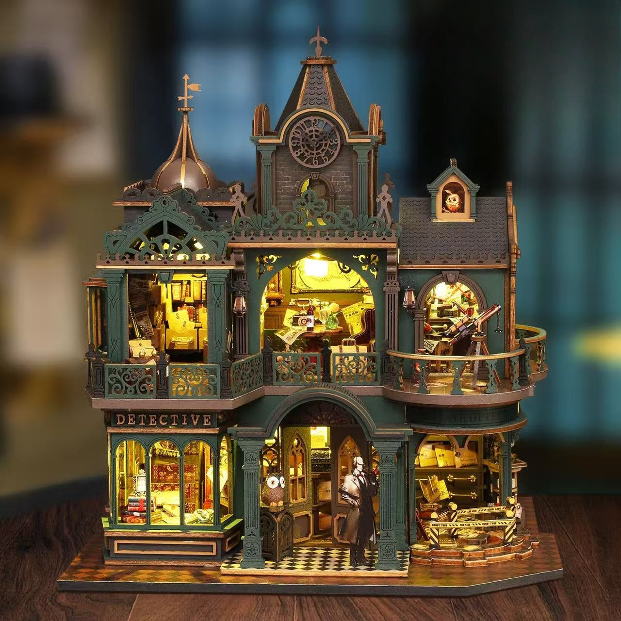 Green Detective Agency DIY Miniature House