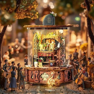 Magic DIY Wooden Music Box
