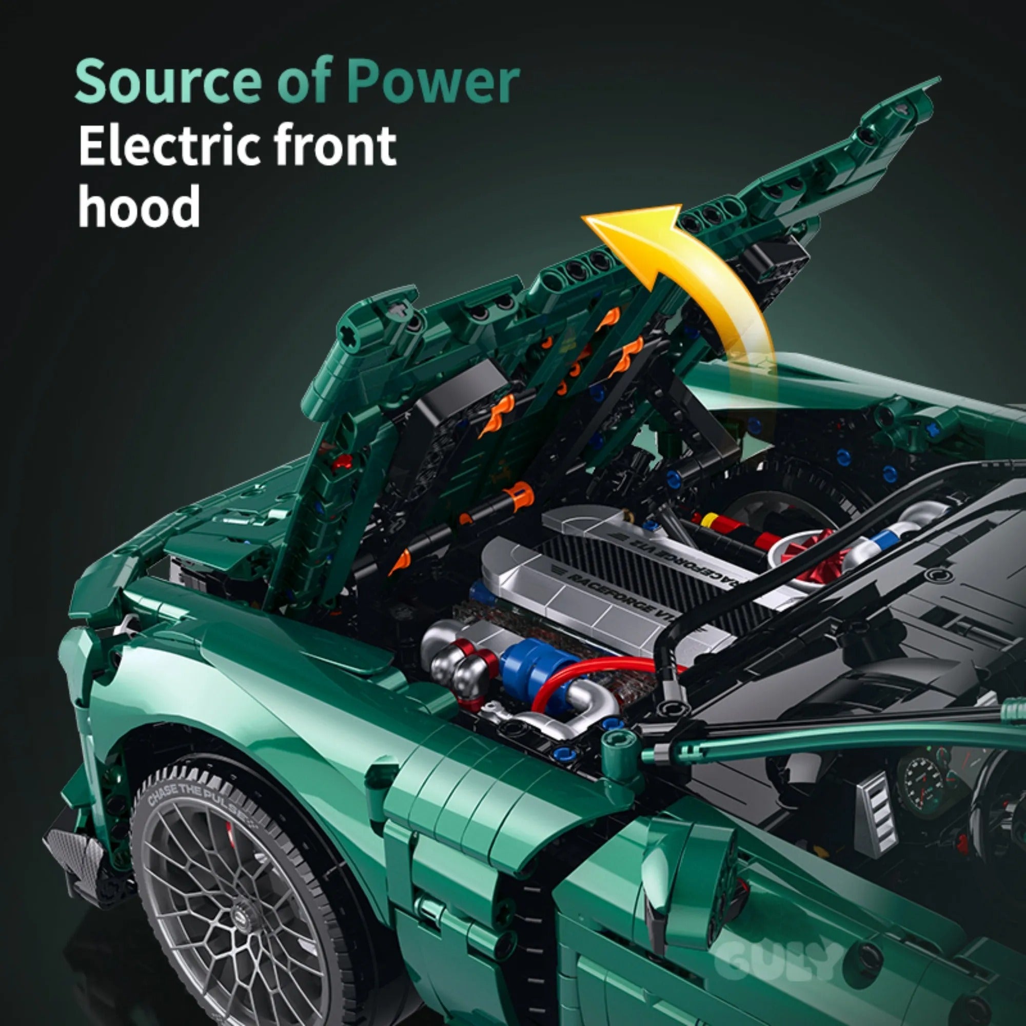 British Valour Supercar Building Bricks