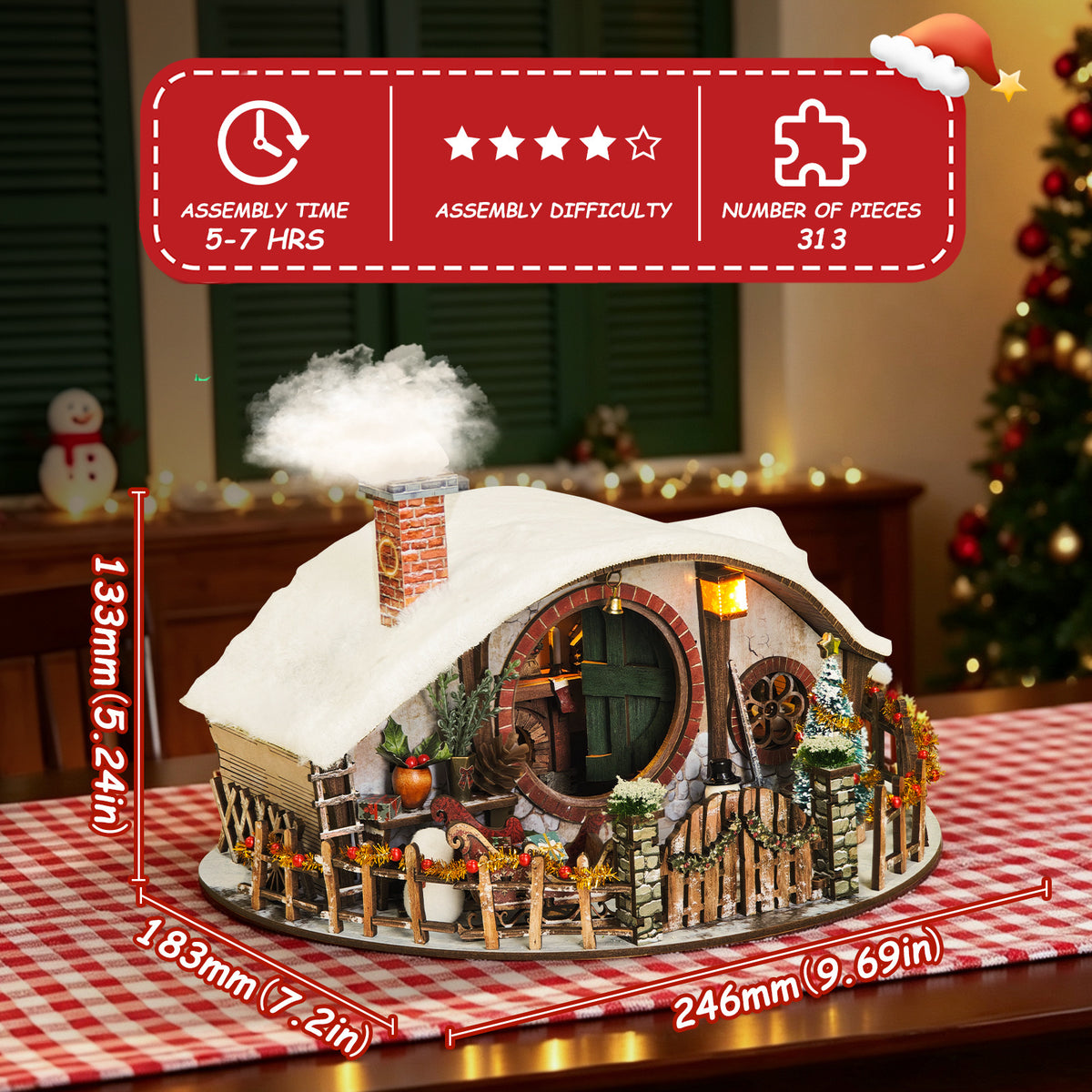 Magic Ring Snow DIY Miniature House