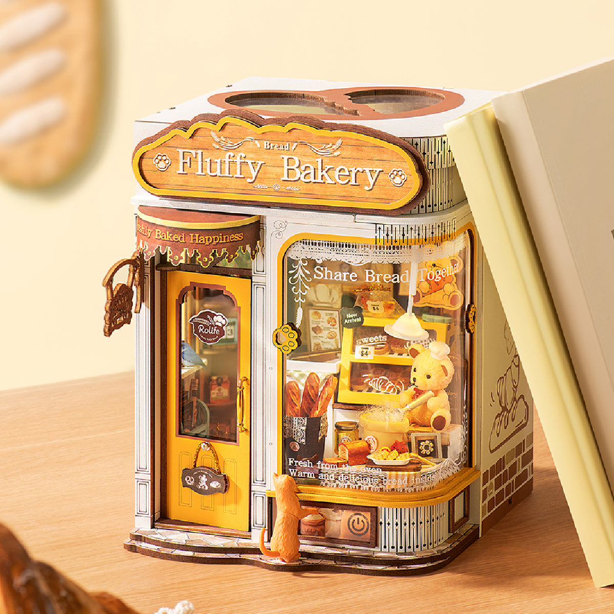 Fluffy Bakery DIY Book Nook