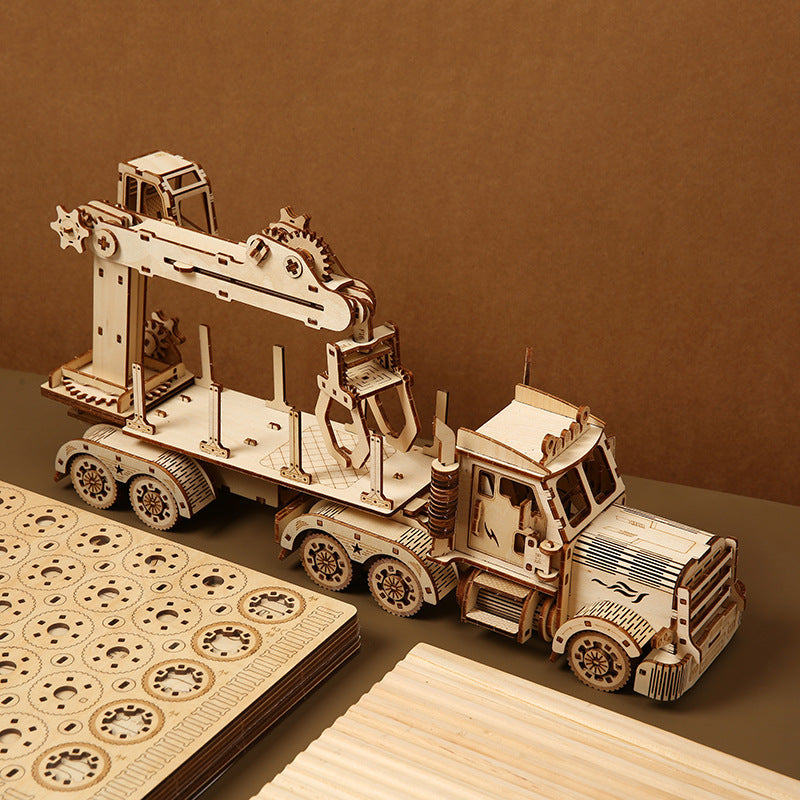 Mobile Crane 3D Wooden Puzzle