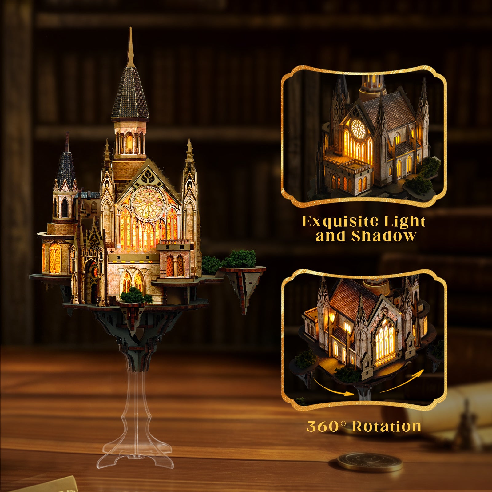 Floating City 3D Wooden Puzzle