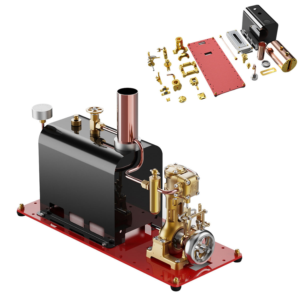 RW-BL1K Mini Reversible Live Steam Engine Kit