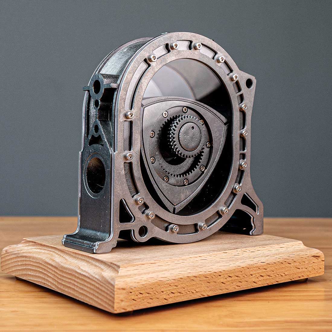 Metal 4-stroke Wankel Rotary Engine Model