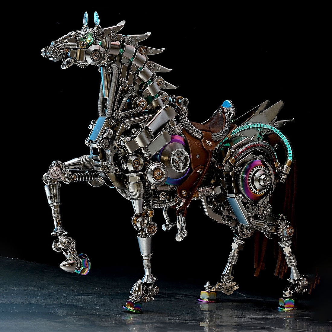 Mechanical Bionic Horse 3D Metal Model （1500+PCS）