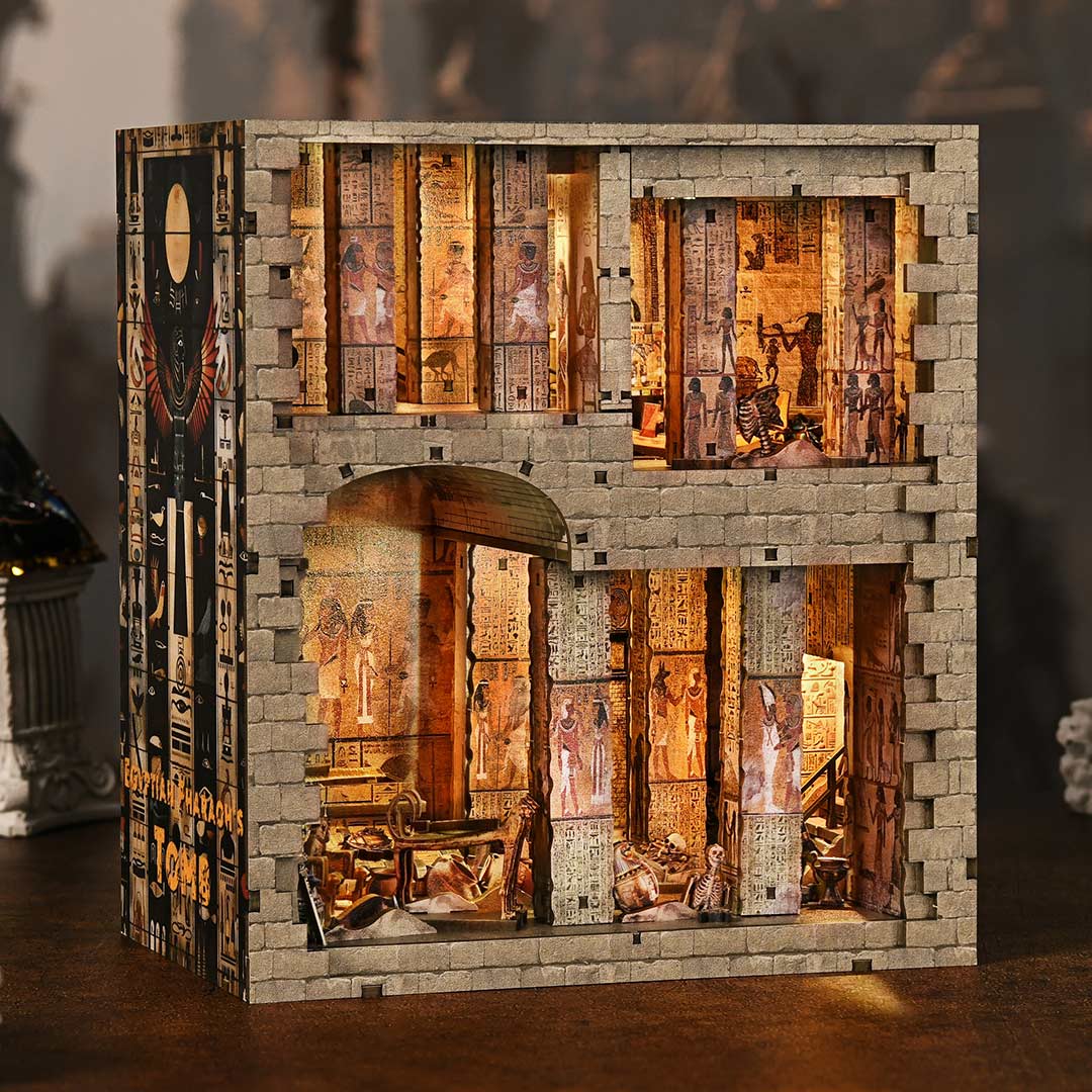 Egyptian Pharaoh's Tomb DIY Book Nook