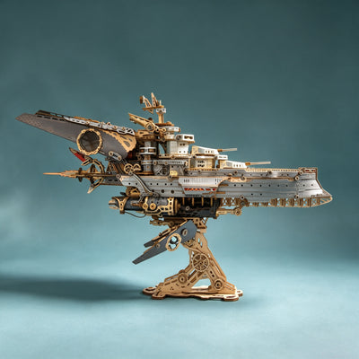 Space Warship 3D Wooden Puzzle