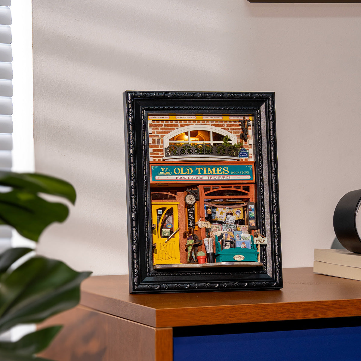 Old Times Bookstore 3D Wooden Puzzle
