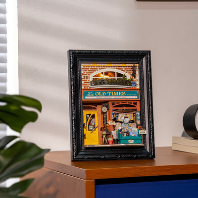 Old Times Bookstore 3D Wooden Puzzle