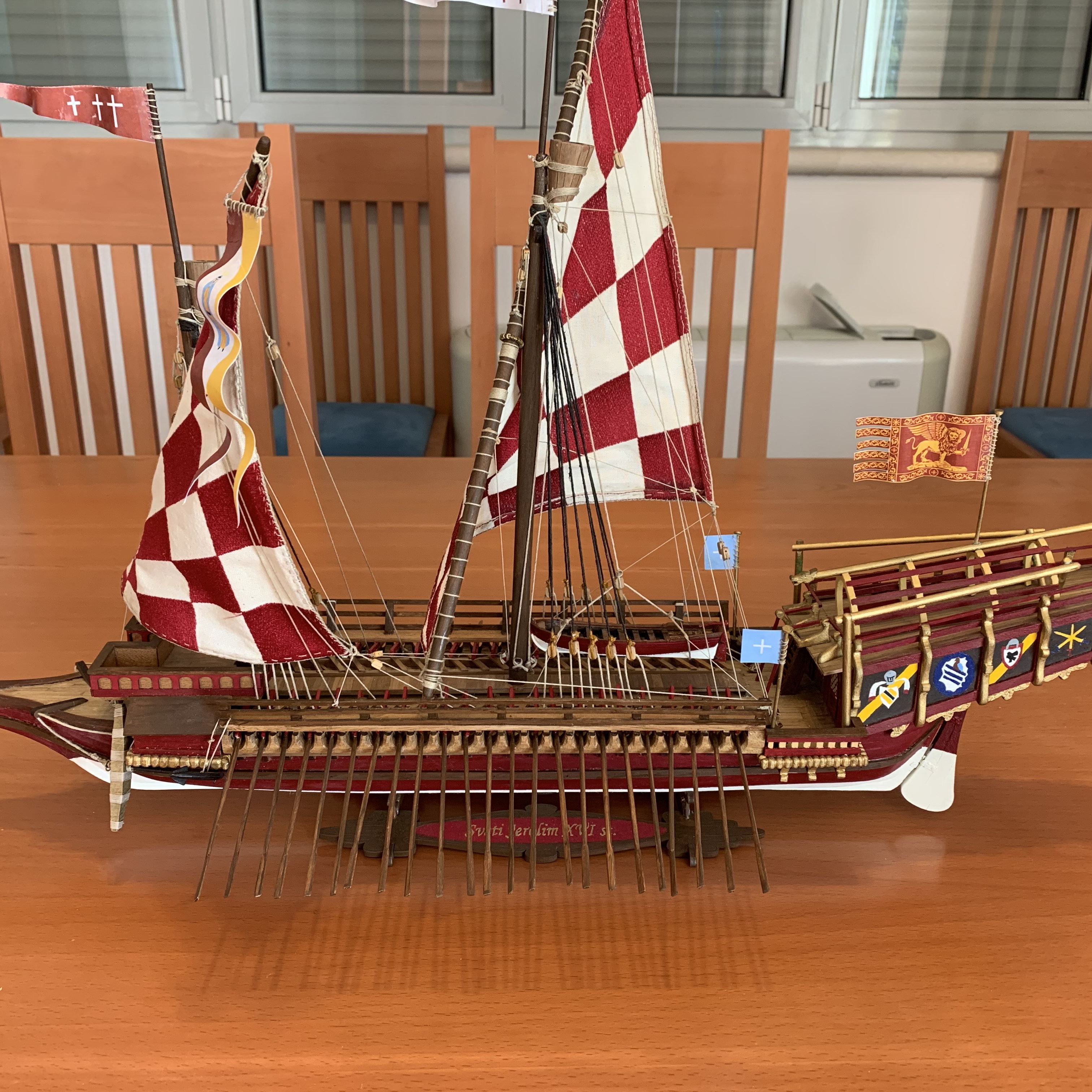St.Jerome 3D Wooden Ship