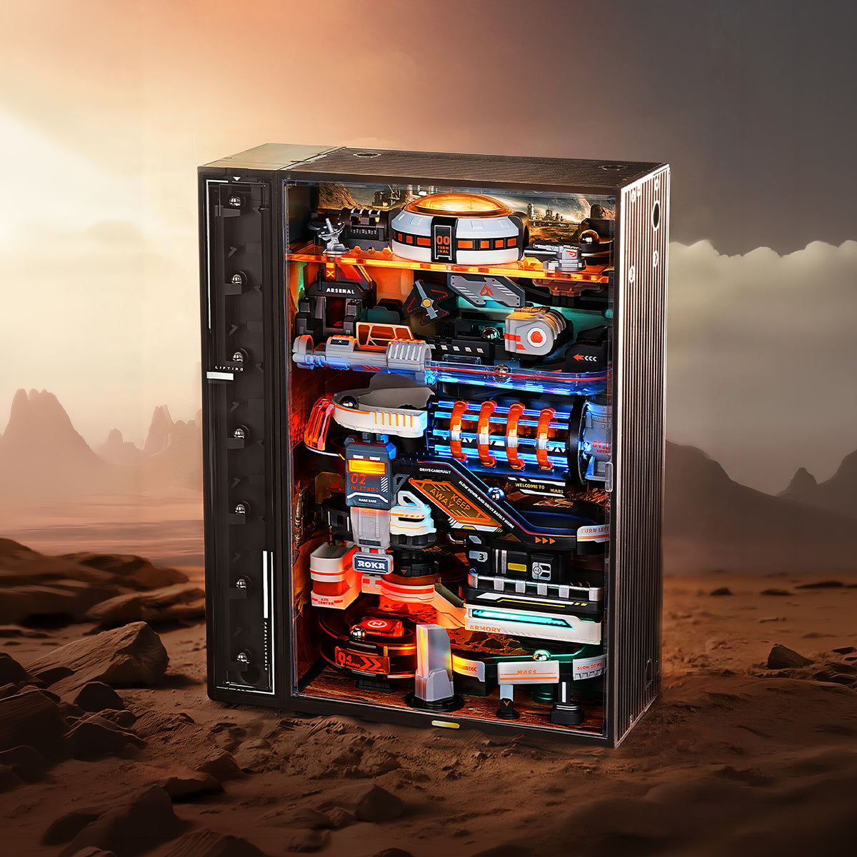 Mars Outpost Marble Run Mechanical 3D Puzzle