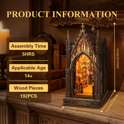 Aleph Library 3D Wooden Puzzle